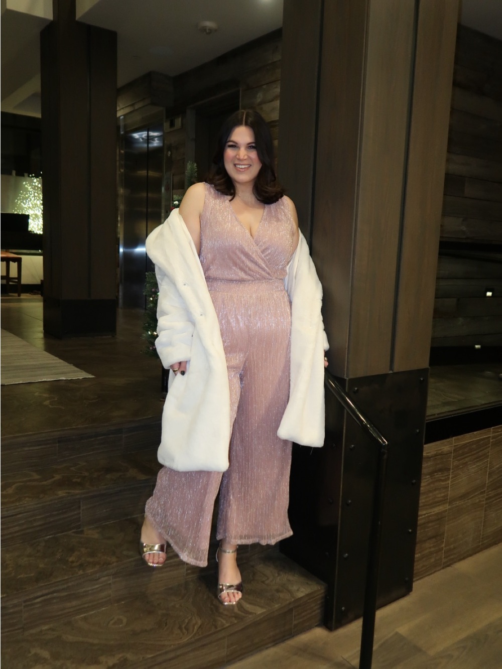 torrid Sparkling Blush Pink Jumpsuit